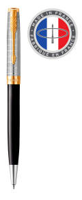 K 537 Metal Black GT Ручка шариковая Parker Sonnet Premium (2119787) M черные чернила подар.кор.