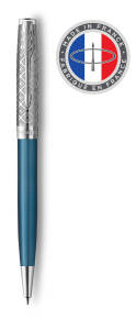 K 537 Metal Blue CT Ручка шариковая Parker Sonnet Premium (2119649) M черные чернила подар.кор.