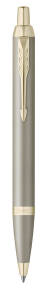 K 328 Sand Ручка шариковая Parker IM Sandstone Champagne PVD Trim (2235420) стержень M (1мм) синие чернила подарочная коробка